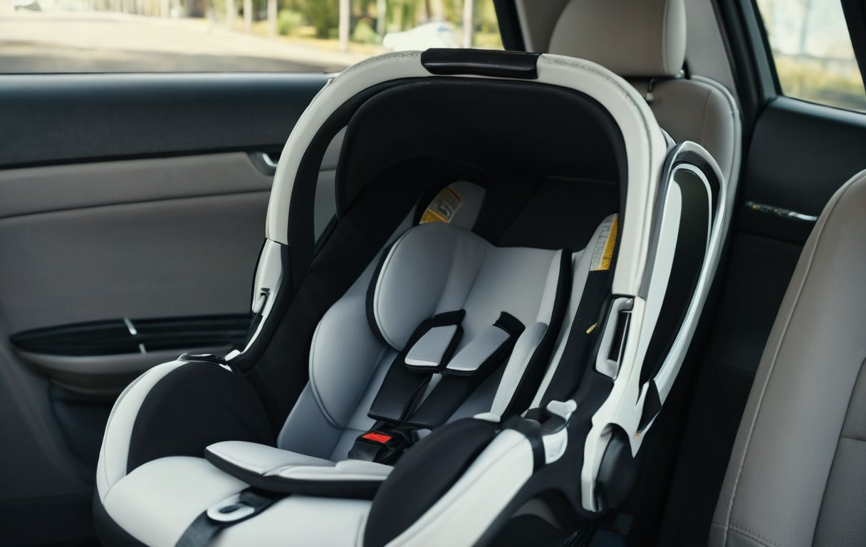 Babyschale nach i-Size im Auto